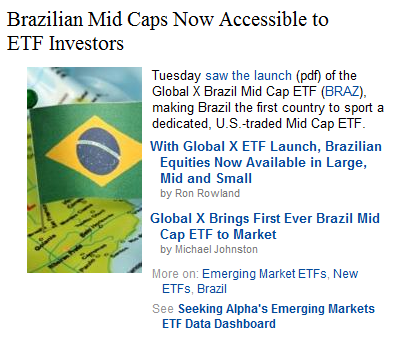 Brazilian Mid Cap ETF